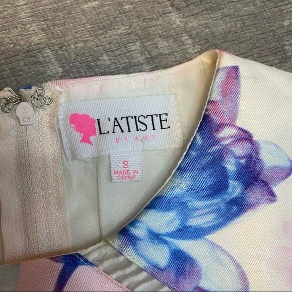 L’atiste by Amy Pink Floral Dress - Picture 9 of 14